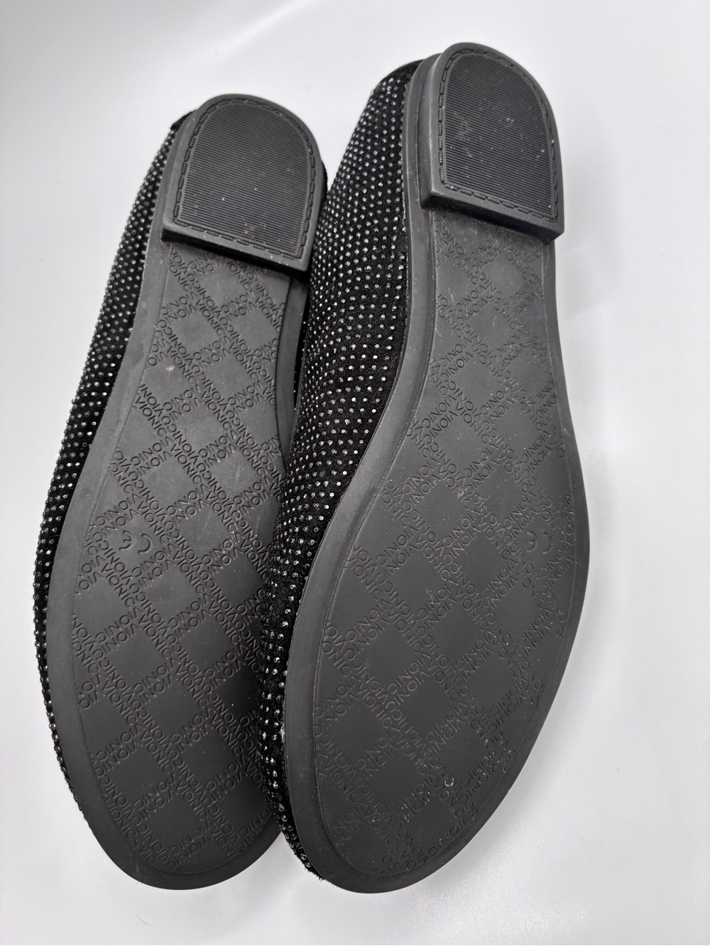Vionic Spark Willow Ballet Flats, Black Crystal-Embellished Ballet Flats Sz 9 - Picture 2 of 13